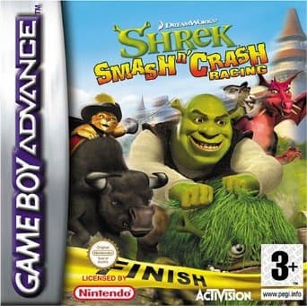 Shrek Smash and Crash Racing - Gameboy Advance
