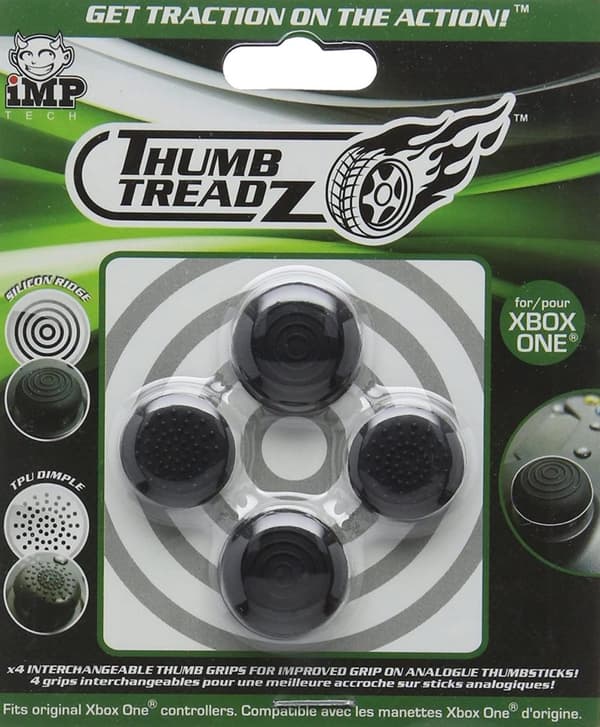 Trigger Treadz: Thumb Treadz (4 Pack) [Black] (xbox one)