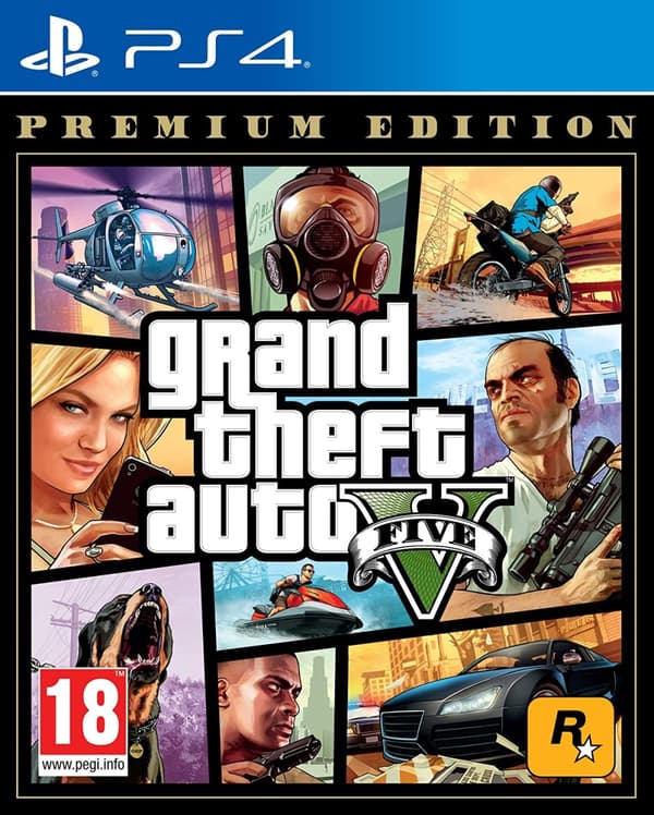 Grand Theft Auto V (5) - Premium Edition - Playstation 4