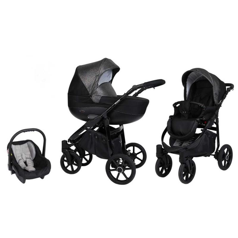 Master Barnvagn Travel System - Black