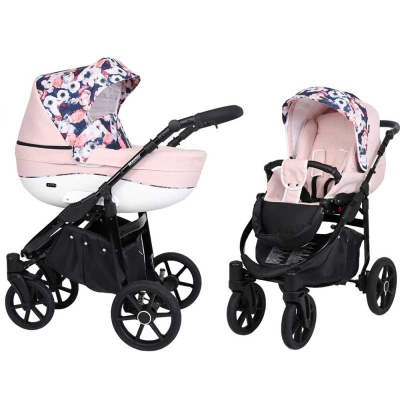 Master Barnvagn - Pink/Blooms