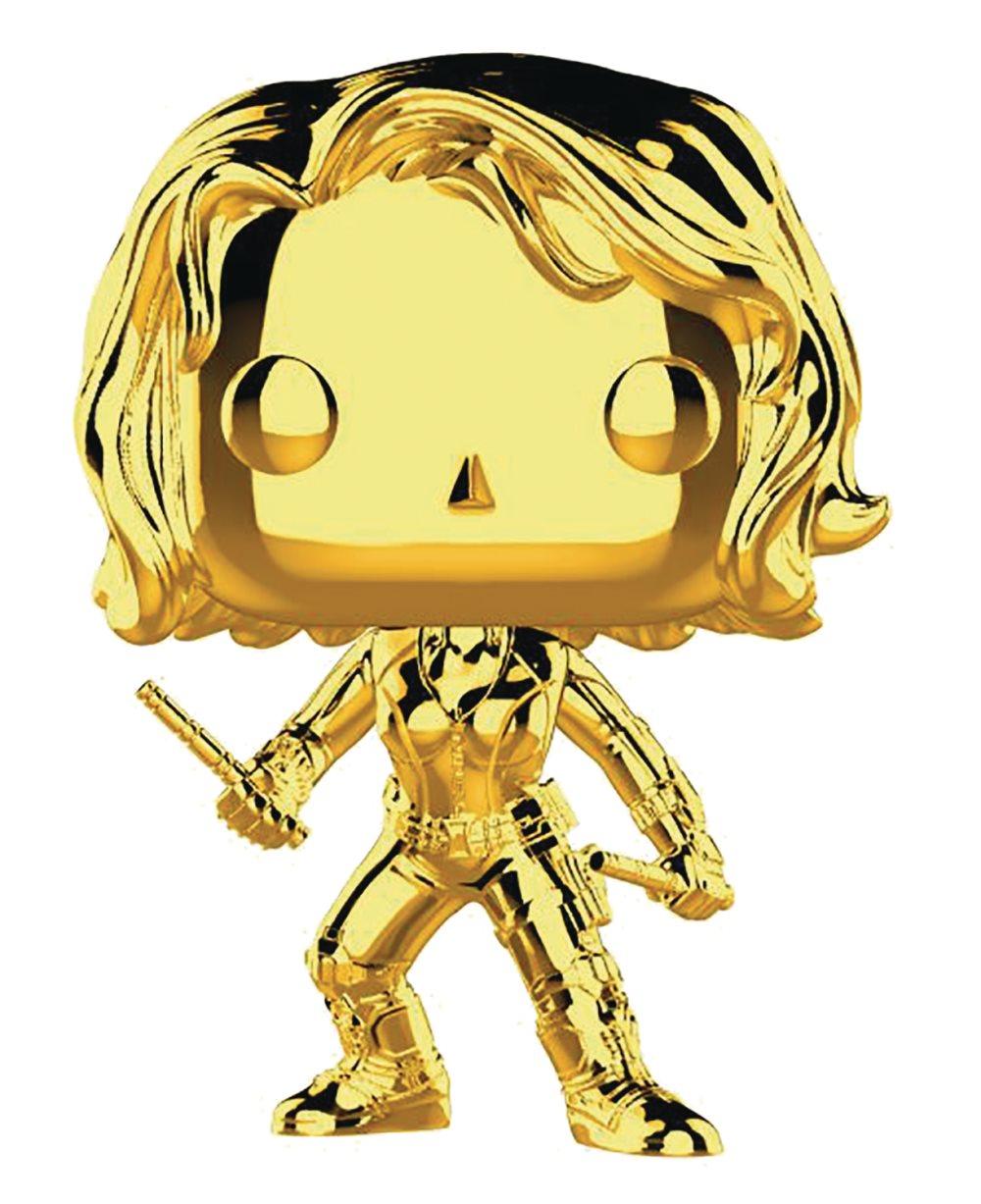 Funko Pop! Bobble: Marvel: Marvel Studios 10: Black Widow (chrome)