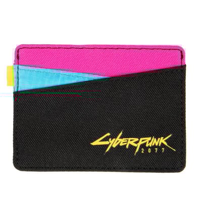 Jinx Cyberpunk 2077 Kitsch Style Card Wallet Black/pink/blue