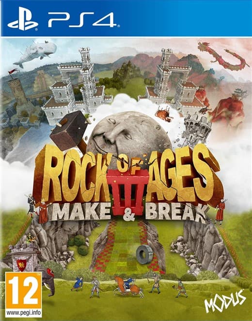 Ps4 Rock Of Ages 3: Make  Break (Playstation 4)