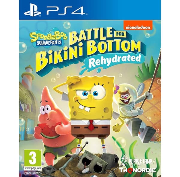 Spongebob SquarePants: Battle for Bikini Bottom - Rehydrated - Playstation 4 (brugt)