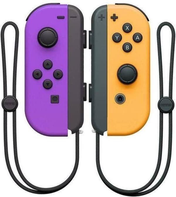 Switch Joy-con Pair Neon Purple/neon Orange