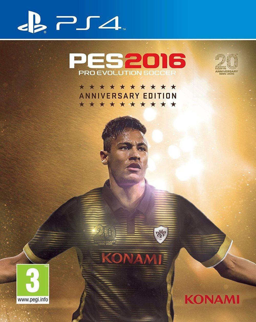 Pro Evolution Soccer 2016 - Anniversary Edition - Playstation 4 (brugt)