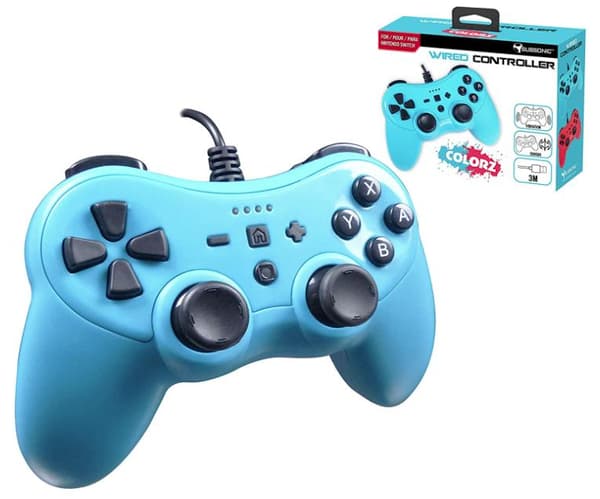 Subsonic ProS Wired Colorz Controller (Blue) (wii)