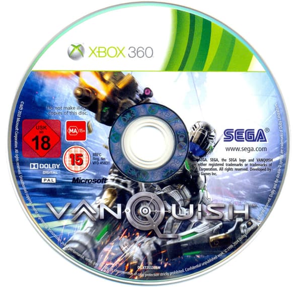 Vanquish - Xbox 360 (begagnad)