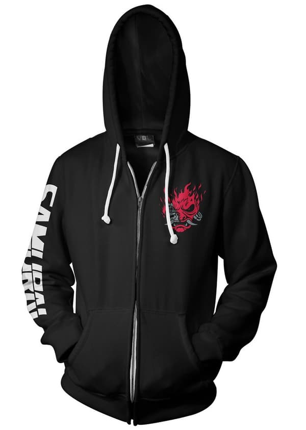 Jinx Cyberpunk 2077 Biggest Fan Zip-up Hoodie 2x Large Black