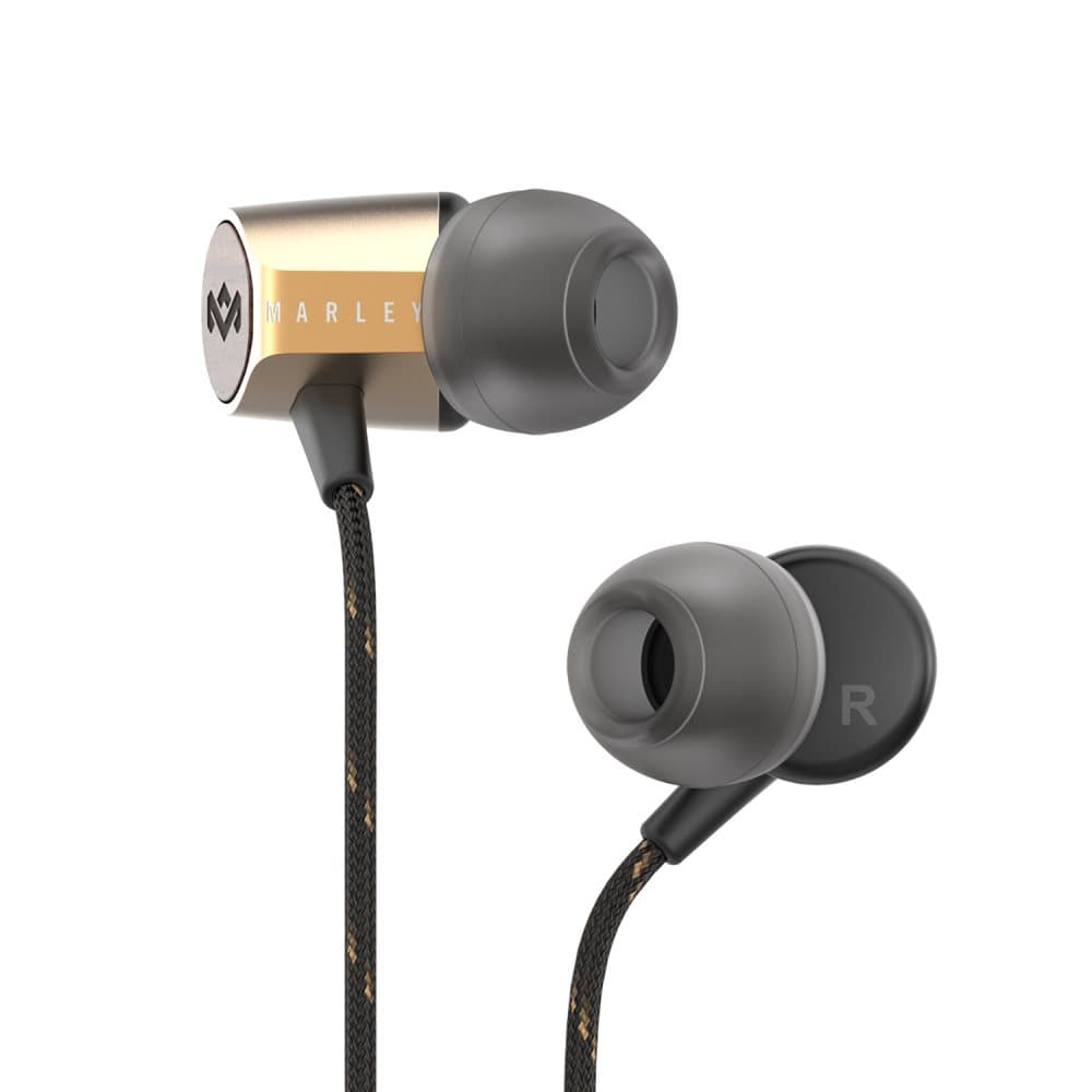 House Of Marley Uplift 2.0 Brass In-ear Headphones