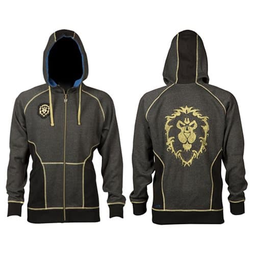 Jinx World Of Warcraft Alliance Classic Premium Zip-up Hoodie Med
