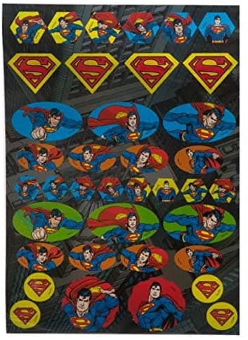 Superman Large Sticker Sheet Dc Comics