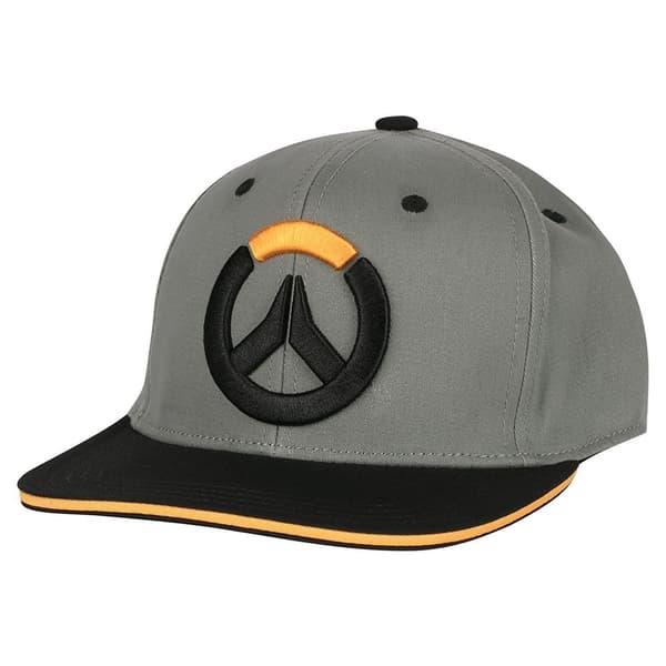 Jinx Overwatch Blocked Stretch Fit Hat - Black