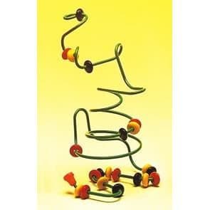 Träleksaker - Abacus Ducky Ducks grön 12,5x12,5x22,5cm - från 10 månader Joy Toy