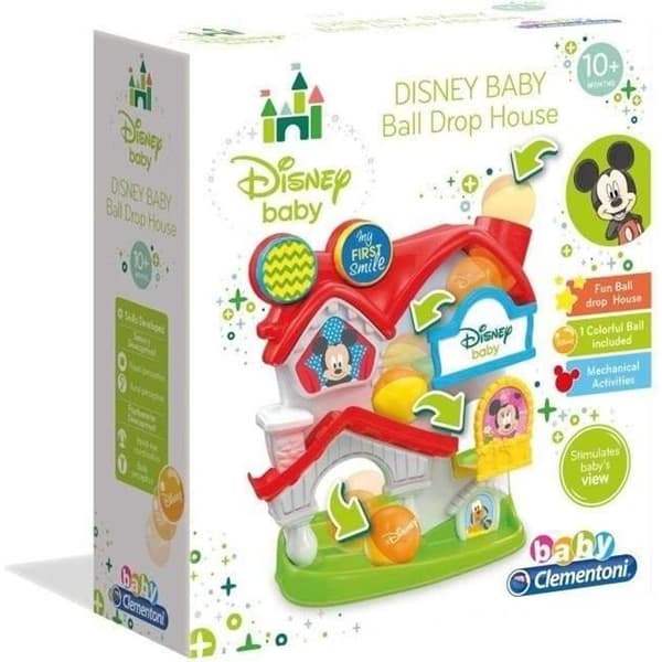 CLEMENTONI - Disney Baby - The House of Balls - Spel för tidig inlärning för bebisar