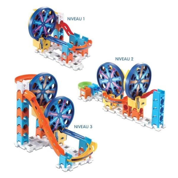 Marble Track - VTECH - Marble Rush - Motoriserade hjul - Blå - Barn - Blandat - Flerfärgad