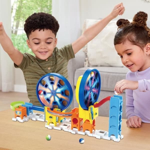 Marble Track - VTECH - Marble Rush - Motoriserade hjul - Blå - Barn - Blandat - Flerfärgad