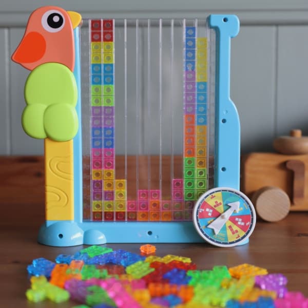 WOOPIE Opetuspeli Tetris-värilliset lohkot