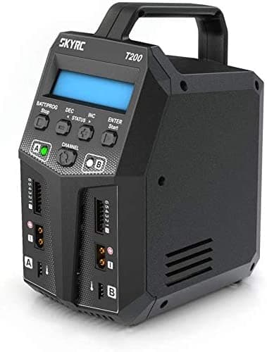 SKYRC T200 Dobbelt AC/DC 12A 100W XT60 LiPo Li-Ion Life NiCd NiMH PB LiHV batteristik
