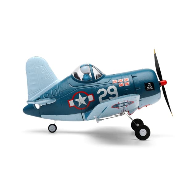 A500 Cartoon F4U Corsair RC Flygplan 350 mm vingspann 2,4GHz 4CH 6-axlig gyro 3D/6G Switchable EPP RC Flygplan RTF med 1 batteri
