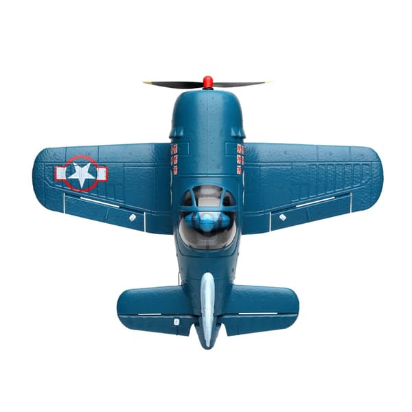 A500 Cartoon F4U Corsair RC Flygplan 350 mm vingspann 2,4GHz 4CH 6-axlig gyro 3D/6G Switchable EPP RC Flygplan RTF med 1 batteri