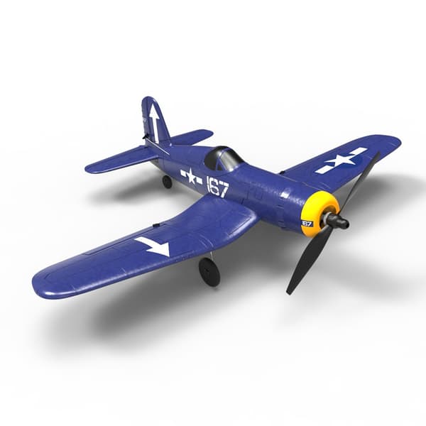 Mini F4U EPP 400 mm:n siipiväli kauko-ohjattu lentokone 2.4G 6-akselinen gyro yhden avaimen paluulentokoneen RC-lentokoneen kiinteäsiipinen RTF aloitt