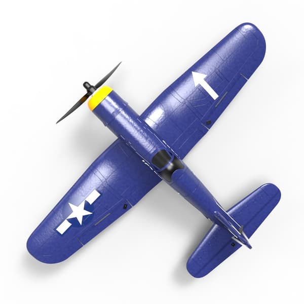 Mini F4U EPP 400 mm:n siipiväli kauko-ohjattu lentokone 2.4G 6-akselinen gyro yhden avaimen paluulentokoneen RC-lentokoneen kiinteäsiipinen RTF aloitt