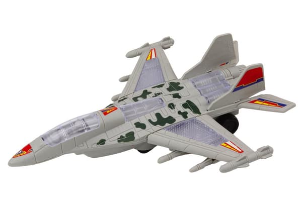 F35 Military Fighter Kørelys Lyder Grå