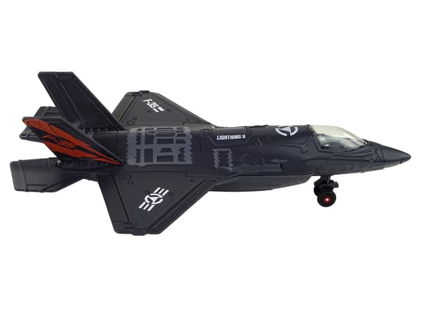 Airplane Friction Drive Lights låter 1:72 svart