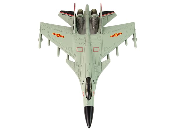 Friction Drive Fighter Plane 1:72 Grå