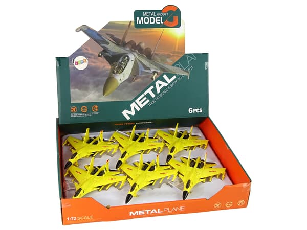 Friction Drive Fighter Plane 1:72 Gul