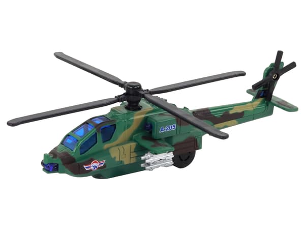 Militär Helikopter Militär Helikopter Aluminium Mix Sound Lights