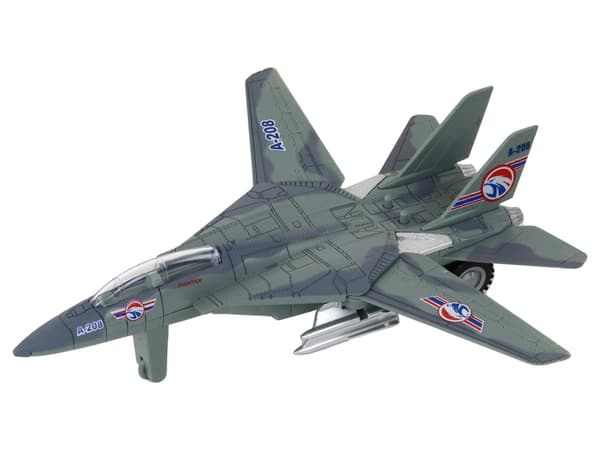 Militärflygplansdriven jaktplan Moro Lights Sounds Mix