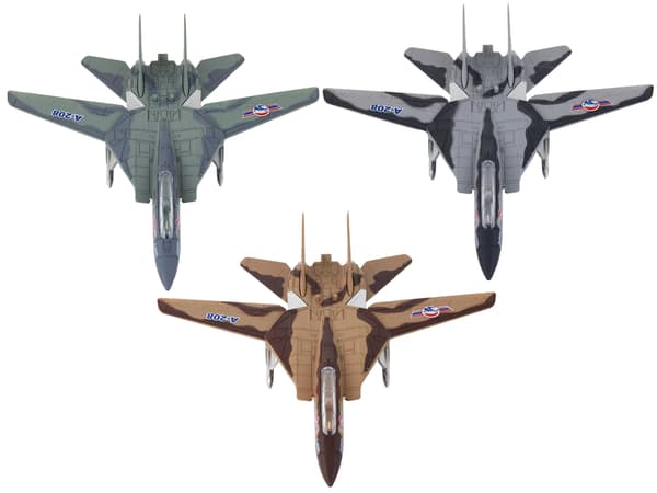 Militärflygplansdriven jaktplan Moro Lights Sounds Mix