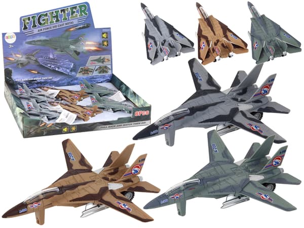 Militärflygplansdriven jaktplan Moro Lights Sounds Mix