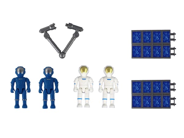 Space Rocket Space Station Space Set Space Mission 17 stk.