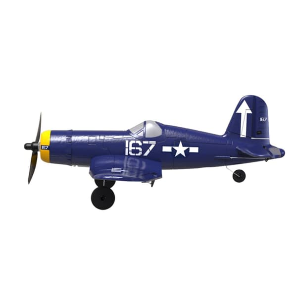 Mini F4U EPP 400 mm siipiväli kaukosäädin lentokone 2.4G 6-akselinen gyro One Key Return Aerobatic RC lentokone RTF 2x paristoilla