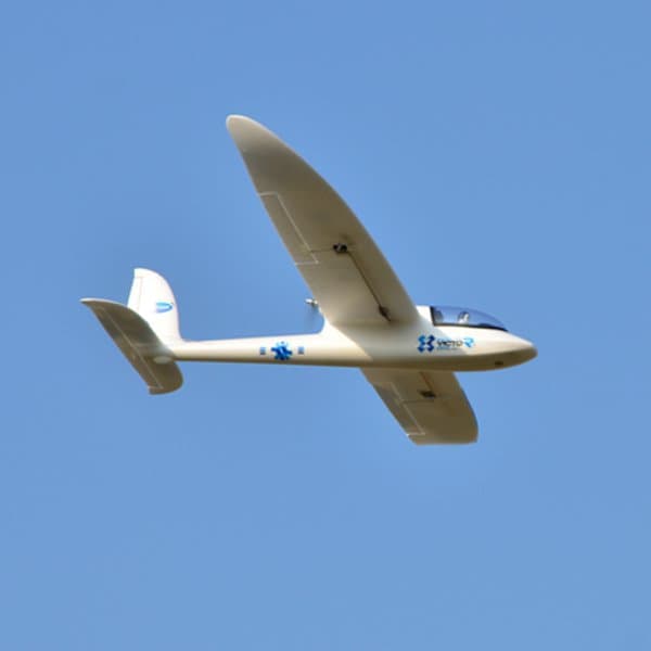 Sky Surfer X8 - 1480 mm vingefang EPO FPV RC Airplane PNP-version, blå - Perfekt til FPV-eventyr og stabile flyvninger