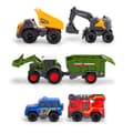 Miniatyrbild 3 av 8: Dickie Toys Micro Fordon Set