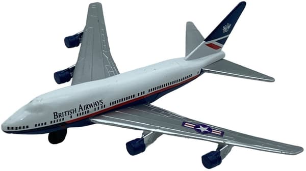 Boeing 747 British Airways 4,5" 11,5 cm METAL Motormax
