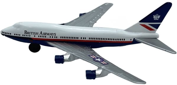 Boeing 747 British Airways 4,5" 11,5 cm METAL Motormax