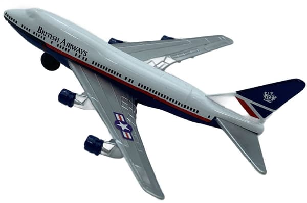 Boeing 747 British Airways 4,5" 11,5 cm METAL Motormax