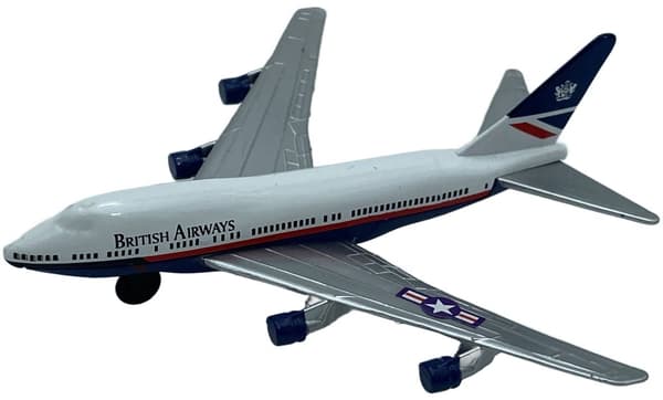 Boeing 747 British Airways 4,5" 11,5 cm METAL Motormax
