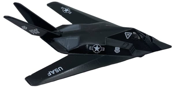Lockheed Martin F-117 Nighthawk 4,5" 11,5 cm METAL Motormax