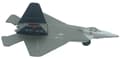 Miniatyrbillede 8 af 11: Lockheed Martin F-22 Raptor 4,5" 11,5 cm METAL Motormax