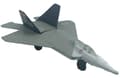 Miniatyrbillede 10 af 11: Lockheed Martin F-22 Raptor 4,5" 11,5 cm METAL Motormax