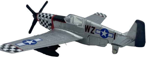 Nordamerikansk P-51 Mustang-fly 4,5" 11,5 cm METAL Motormax