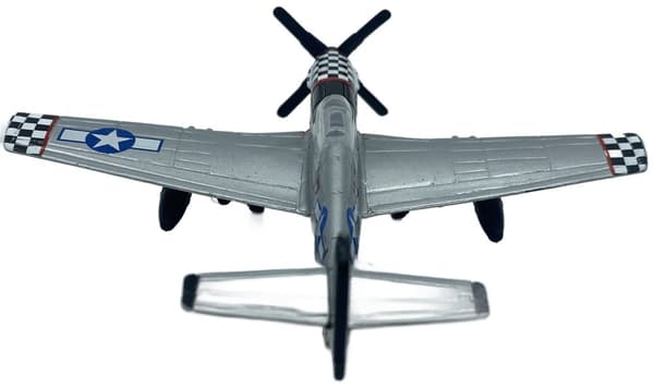 Nordamerikansk P-51 Mustang-fly 4,5" 11,5 cm METAL Motormax
