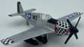 Miniatyrbillede 9 af 11: Nordamerikansk P-51 Mustang-fly 4,5" 11,5 cm METAL Motormax
